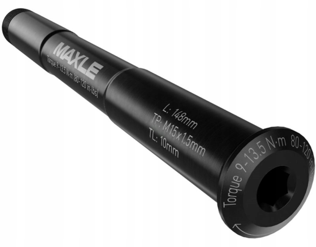 RockShox Maxle Stealth přední, 12x100, 134mm, závit 9mm, M12x1.50, Rudy