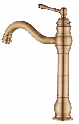 Voľne stojaca umývadlová batéria Old Retro Mosadz