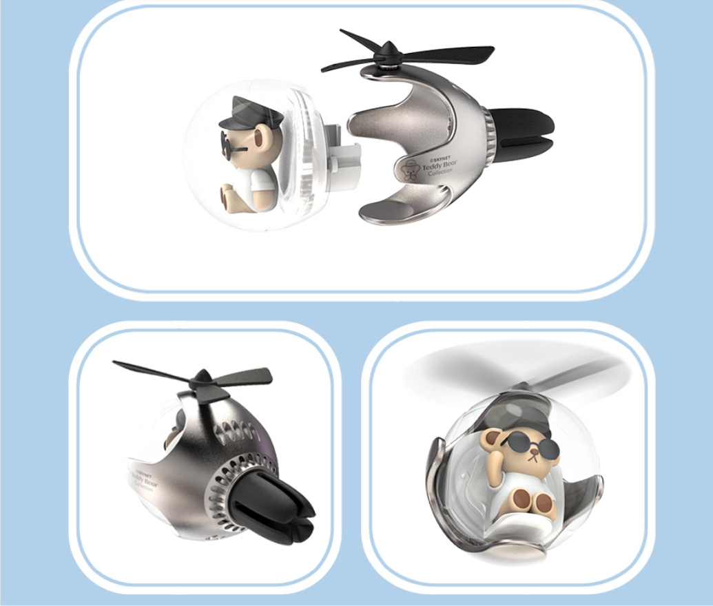 ZAPACH DYFUZOR SAMOCHODU SOLARNY DEKORACJA SAMOLOT Rodzaj do kratki nawiewu