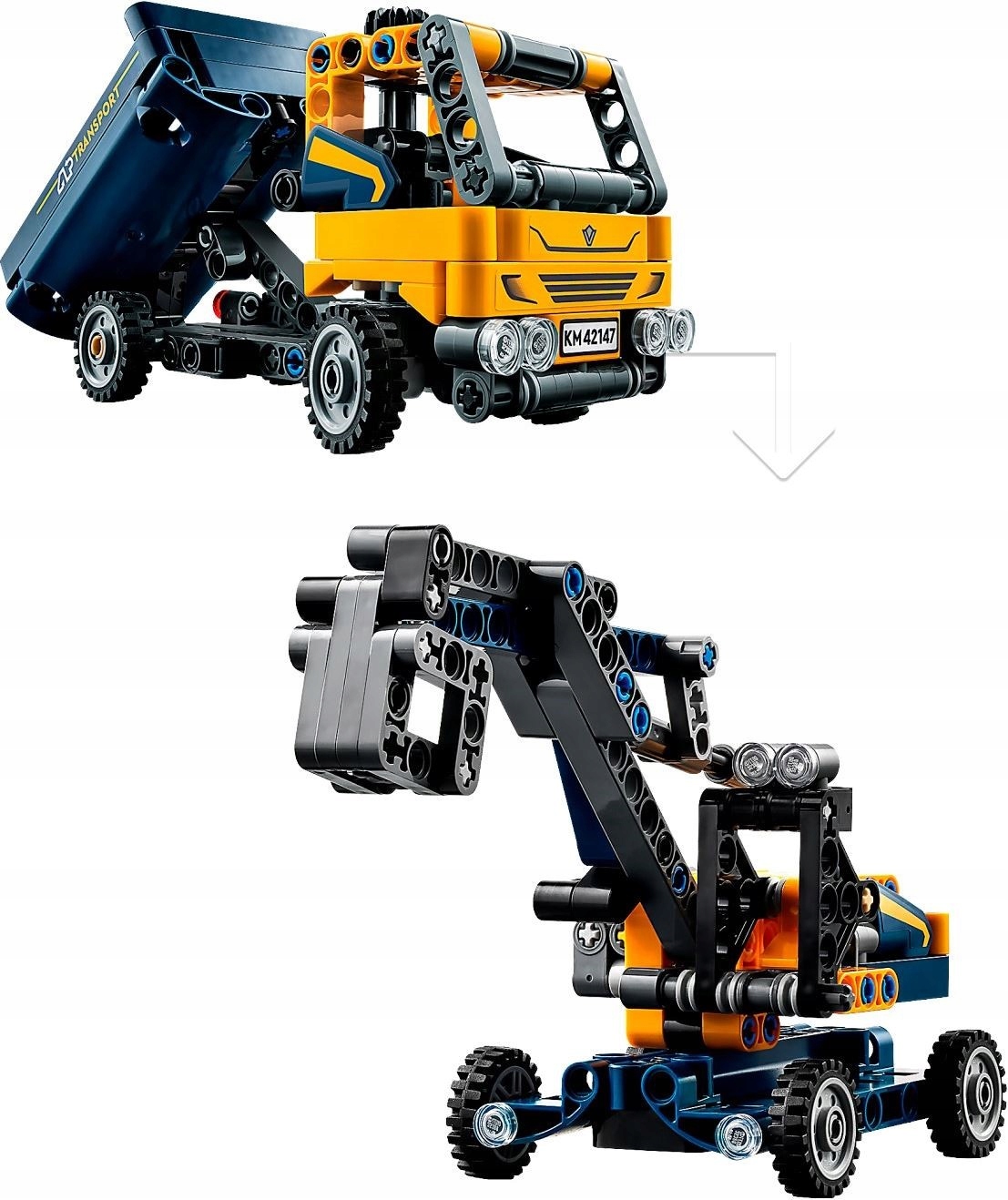 LEGO TECHNIC Wywrotka 42147 Marka LEGO