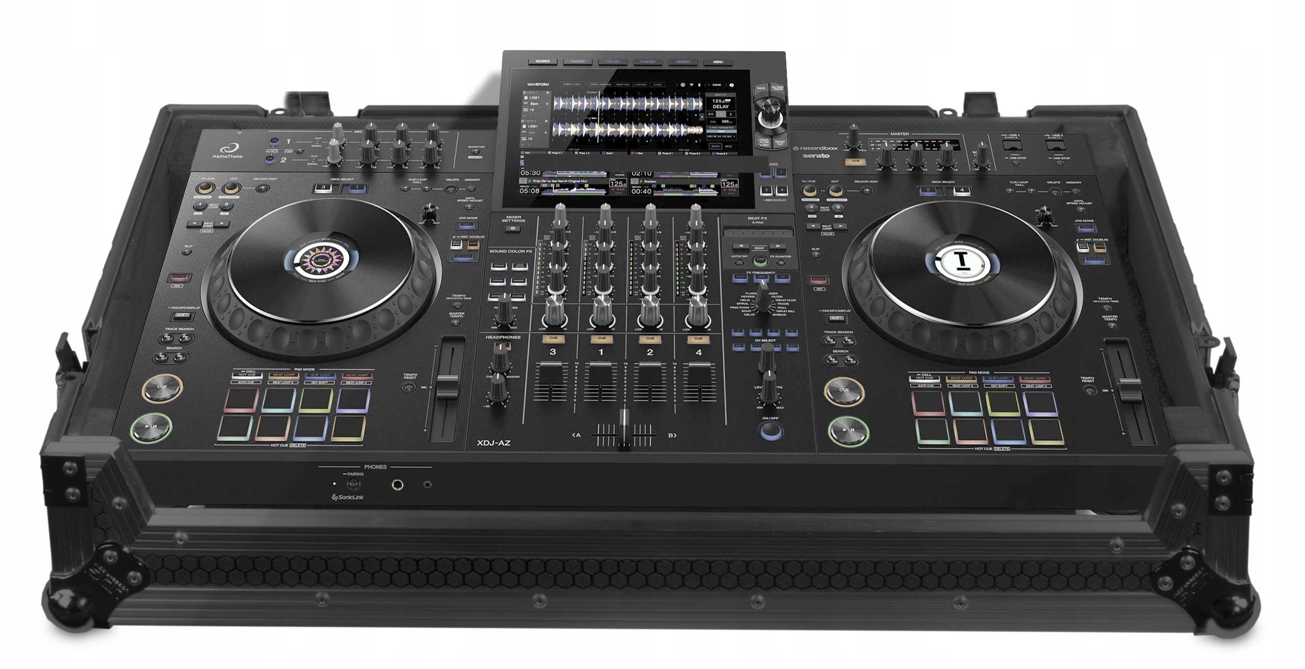 Prepravný box Udg Flight Case pre AlphaTheta Xdj-az s kolieskami