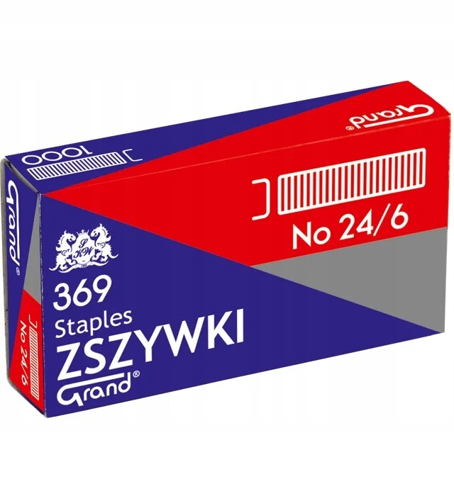 Zszywki GRAND 24/6 1000 sztuk
