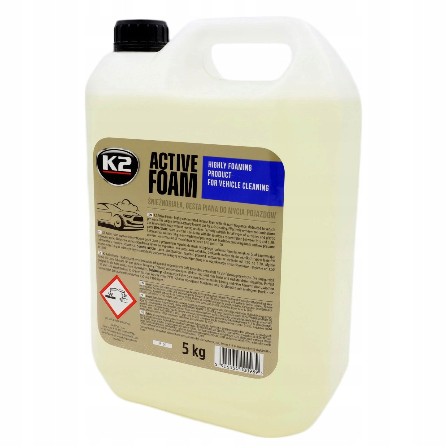 

Aktywna Piana K2 Active Foam do Myjki M100 5L