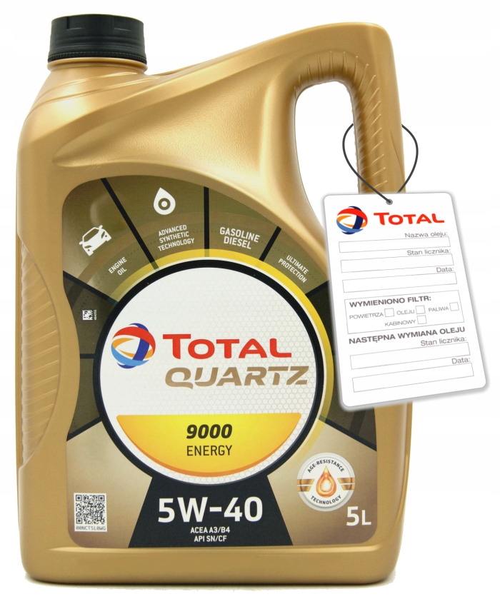 

Total Quartz Energy 9000 5W40 5L