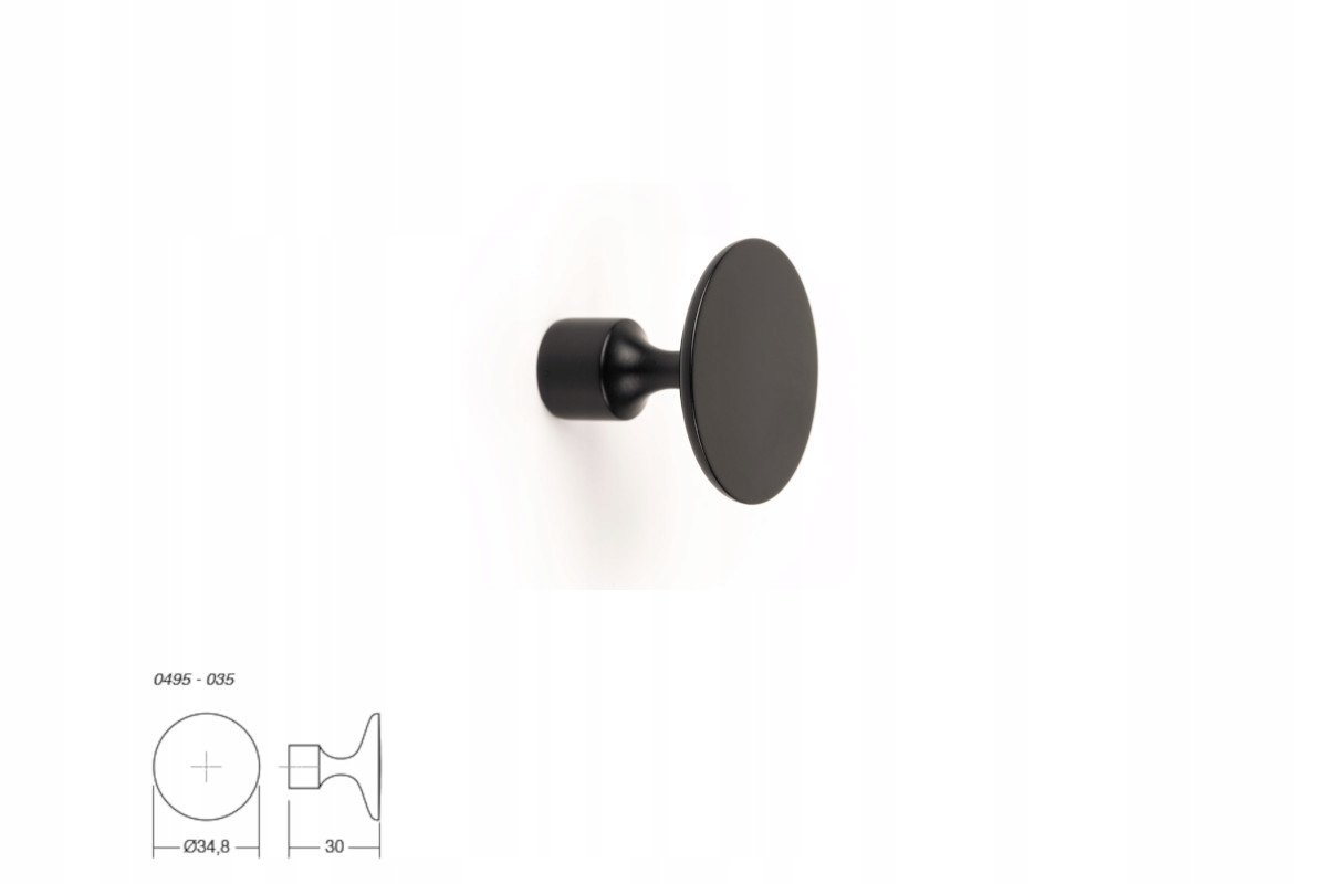 

Uchwyt gałka meblowa Viefe 0495 Floid FI35 czarny