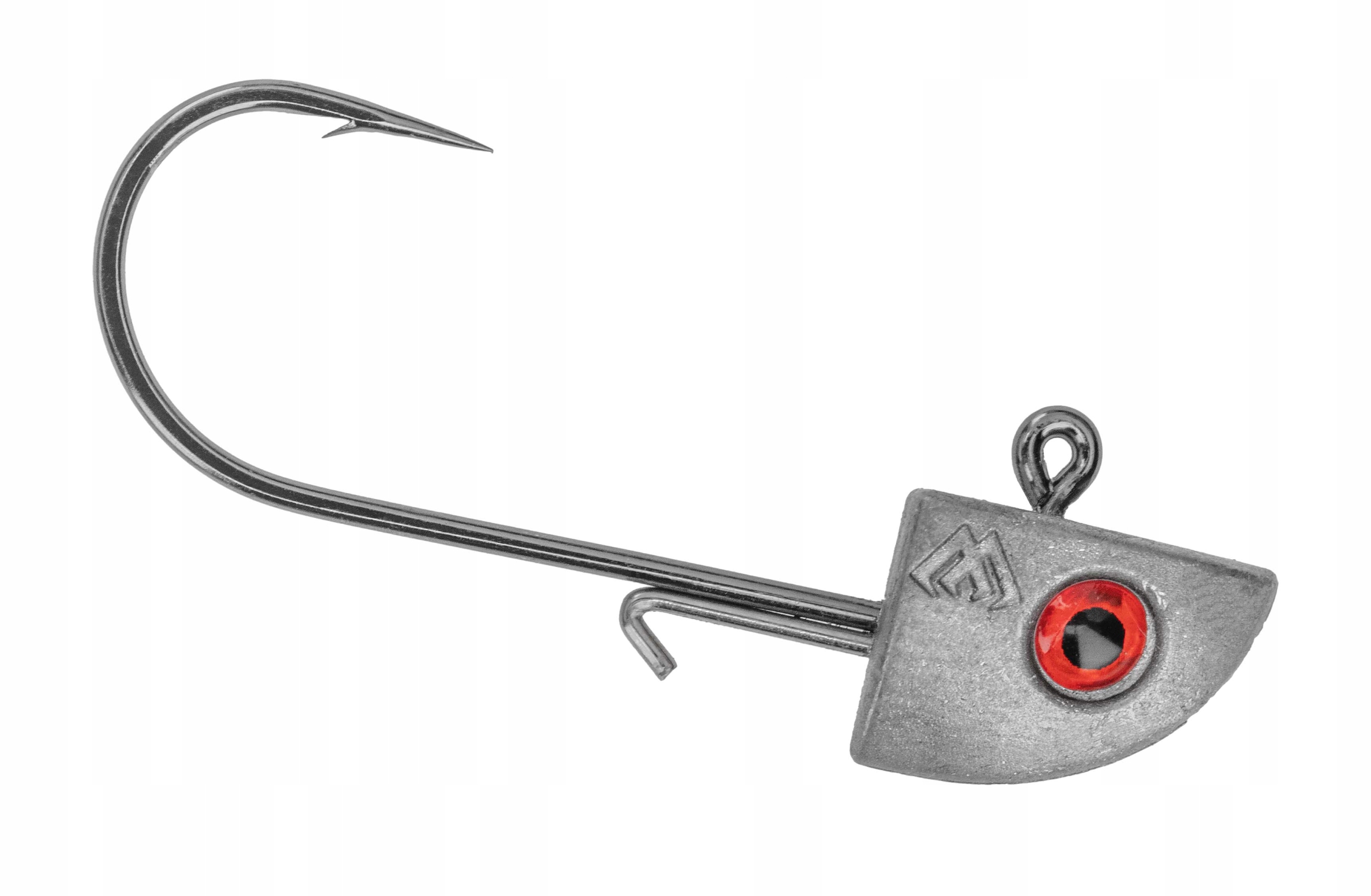 Mikado Jaws Główki Trójkątne Red Eye Jigowe 2/0 5g (3 szt.)