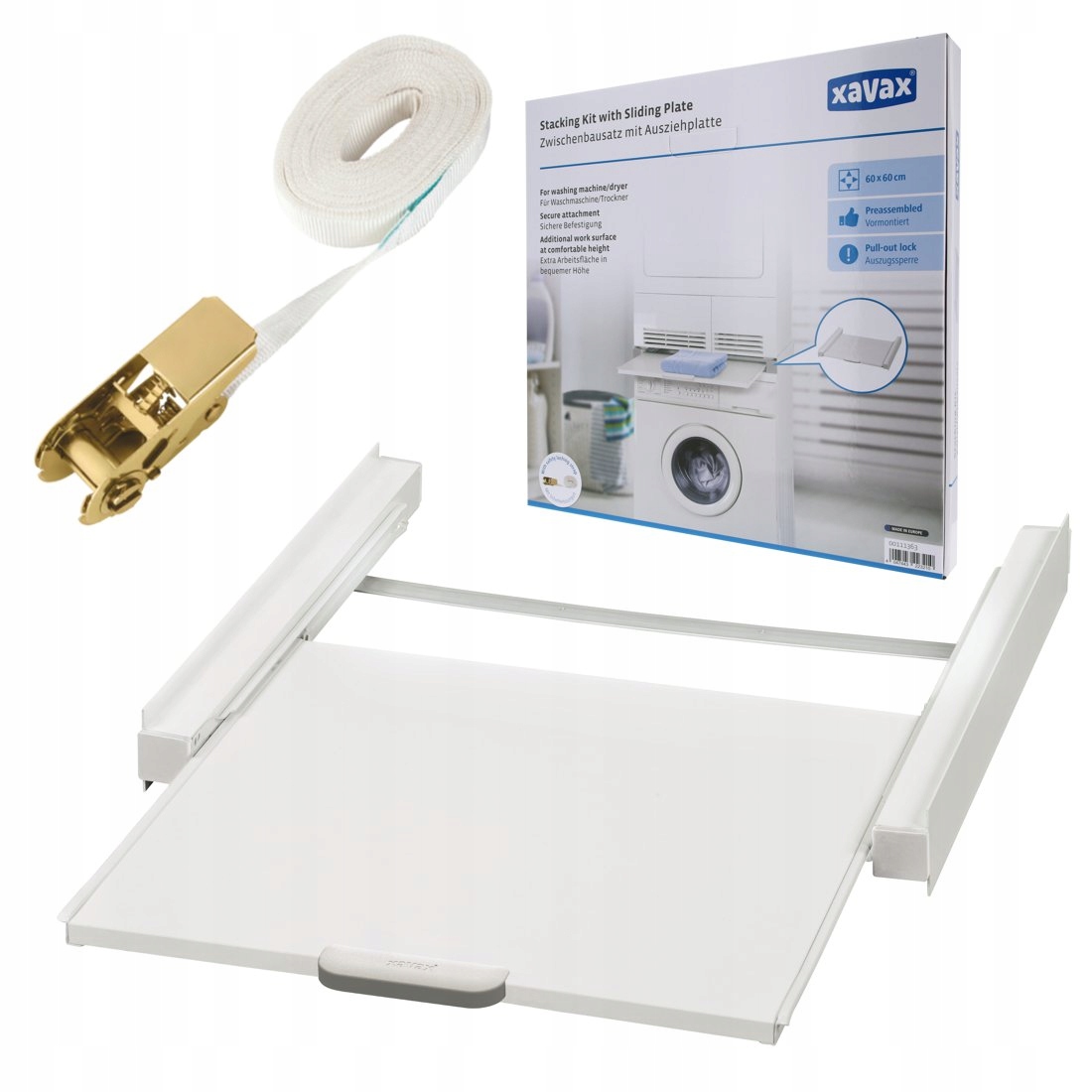 Łącznik Pralki Z Suszarką Xavax Z Wysuwaną Półką Uniwersalny Rama Do Agd