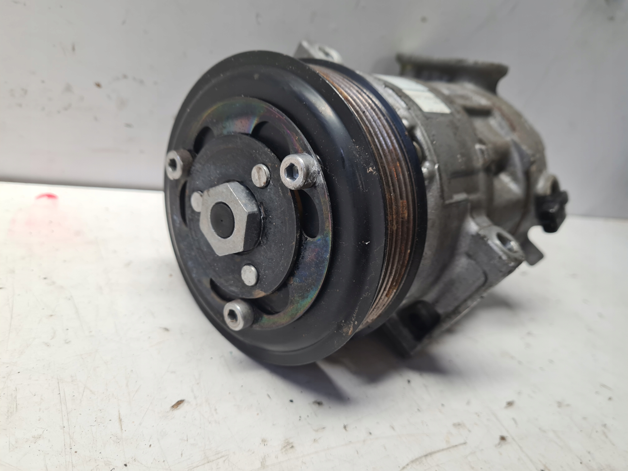 OPEL CORSA E compressor; compressor of the air conditioning 13447214 YM6 1.3 CDTI