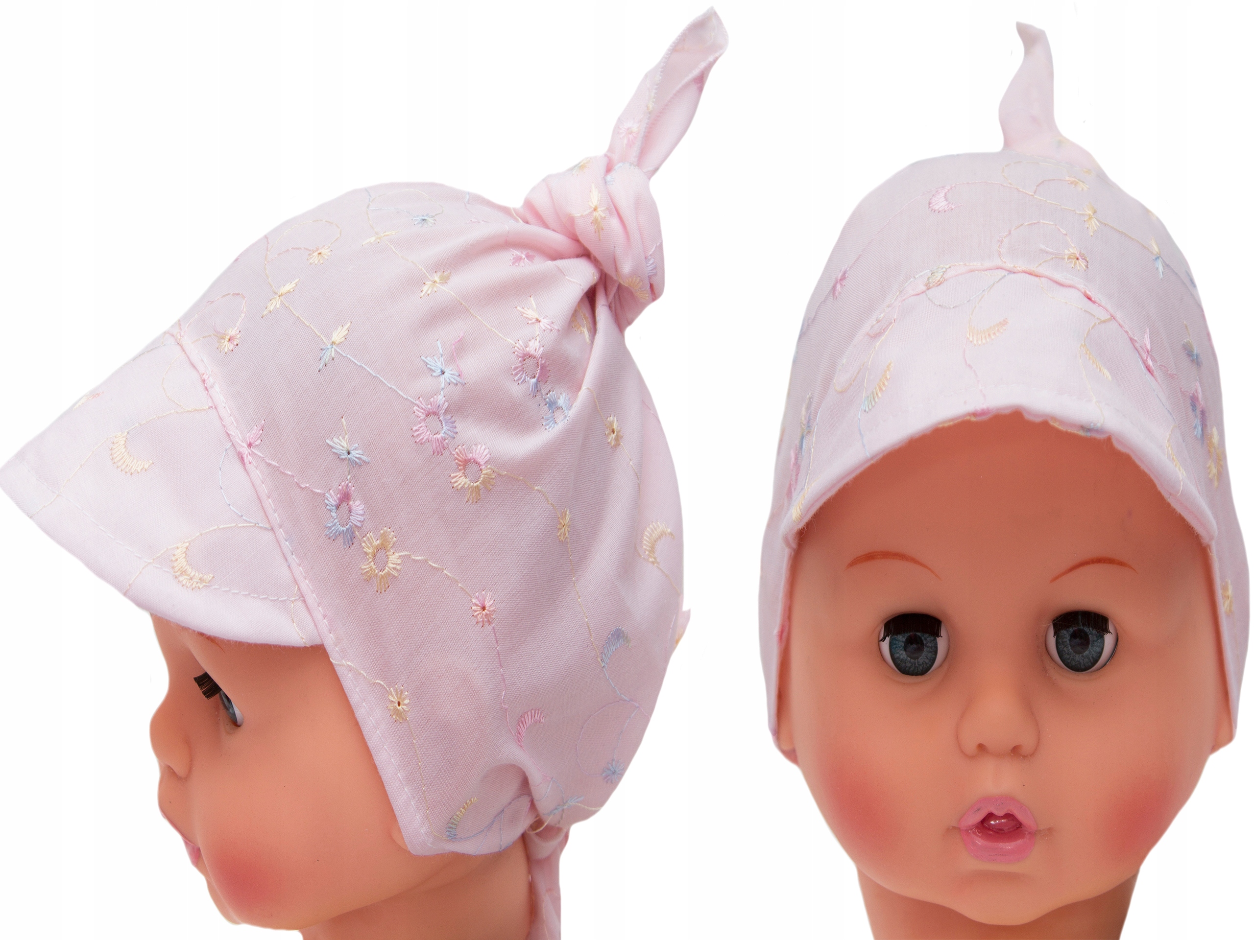 

Chustka Z Daszkiem bandamka lato Płócienna Haft