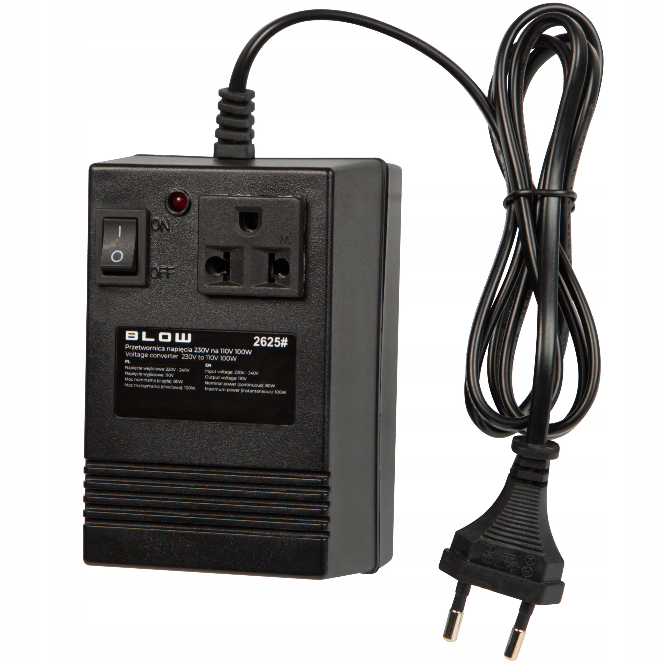 Przetwornica napięcia Blow 220/240V - 110V 75W/100W