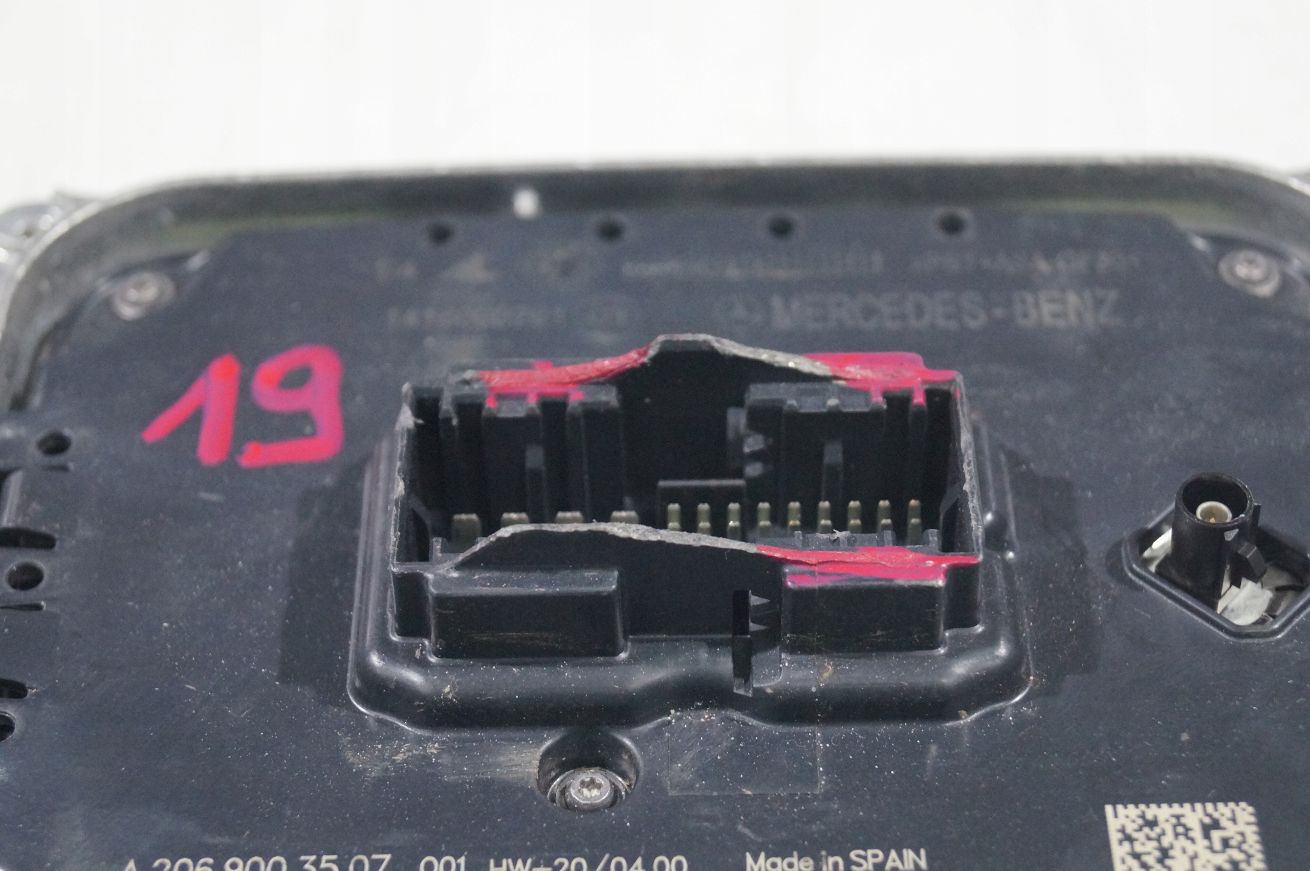 control unit module MERCEDES C E S A2069003507 Q01 147000086601