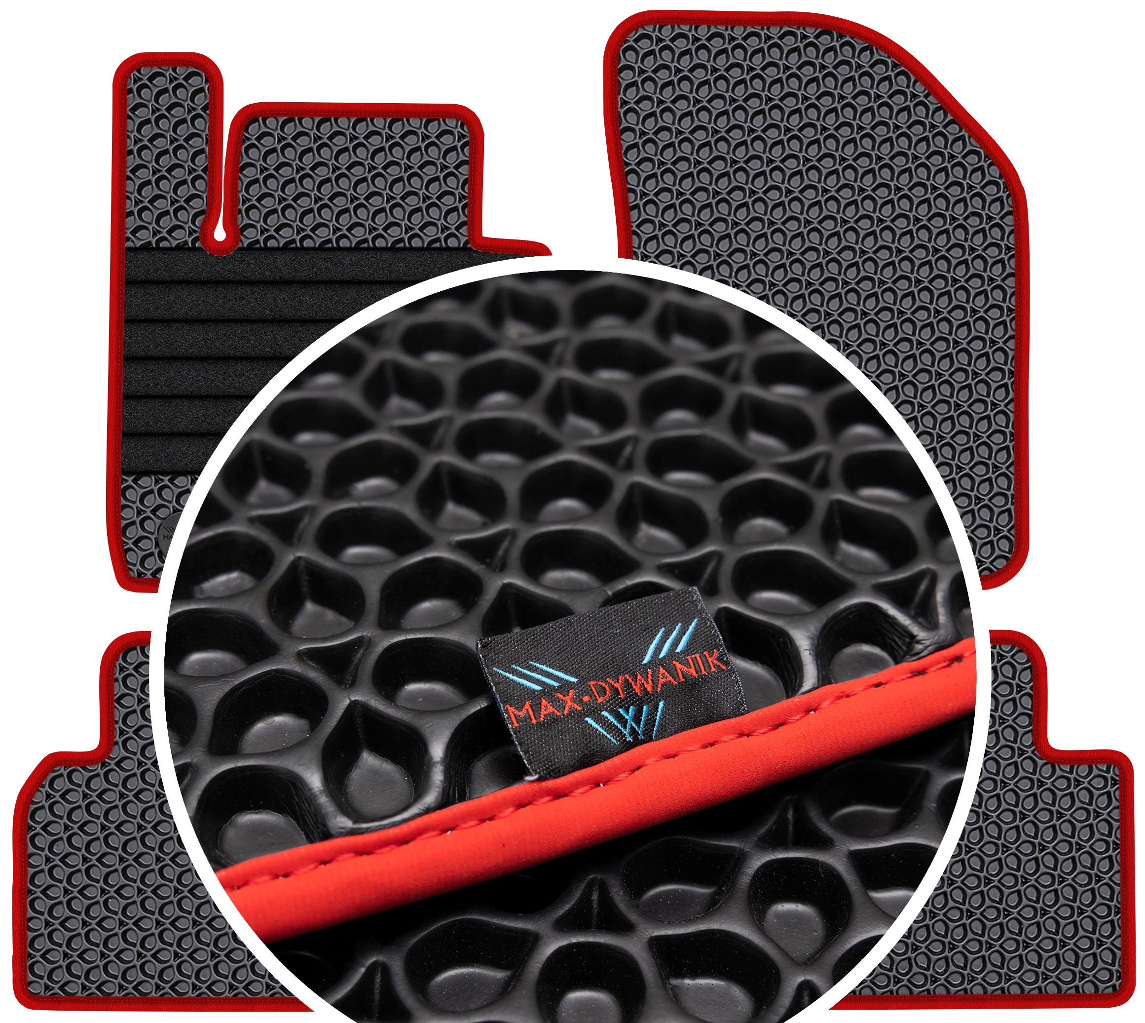 Kia Carens III 5os 2013-2018 Gumové stěrače pro automobil Eva