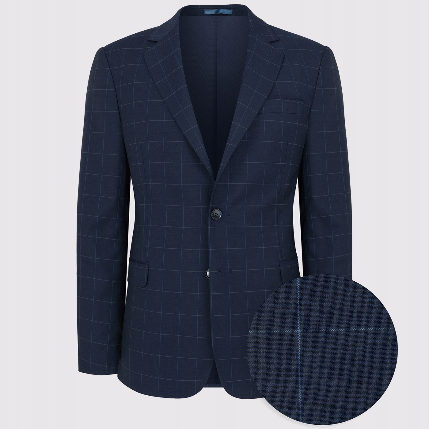 Tmavě modrá pánská sako bunda Premium s vlnou Pako Lorente 176/50