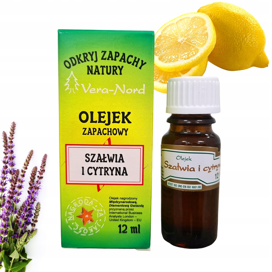 

Olejek zapachowy vera nord Szałwia I Cytryna