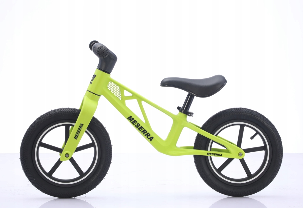 Rower biegowy 12" Limonkowy – idealny dla malucha
