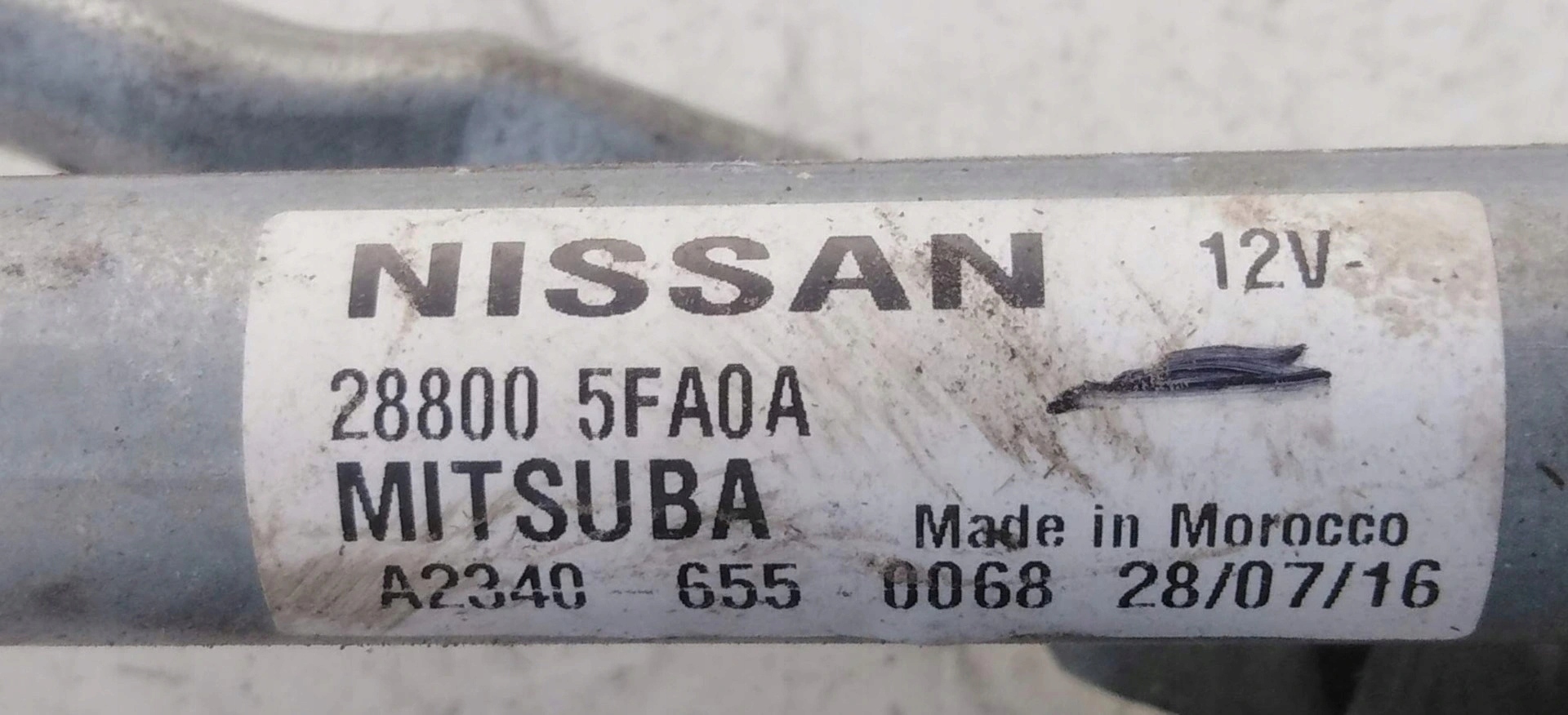 Nissan Micra K14 Wischergestänge 288005FA0A