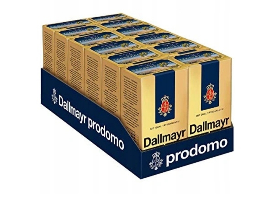 Levně Mletá Káva Dallmayr Prodomo 12 x 500 g De Karton