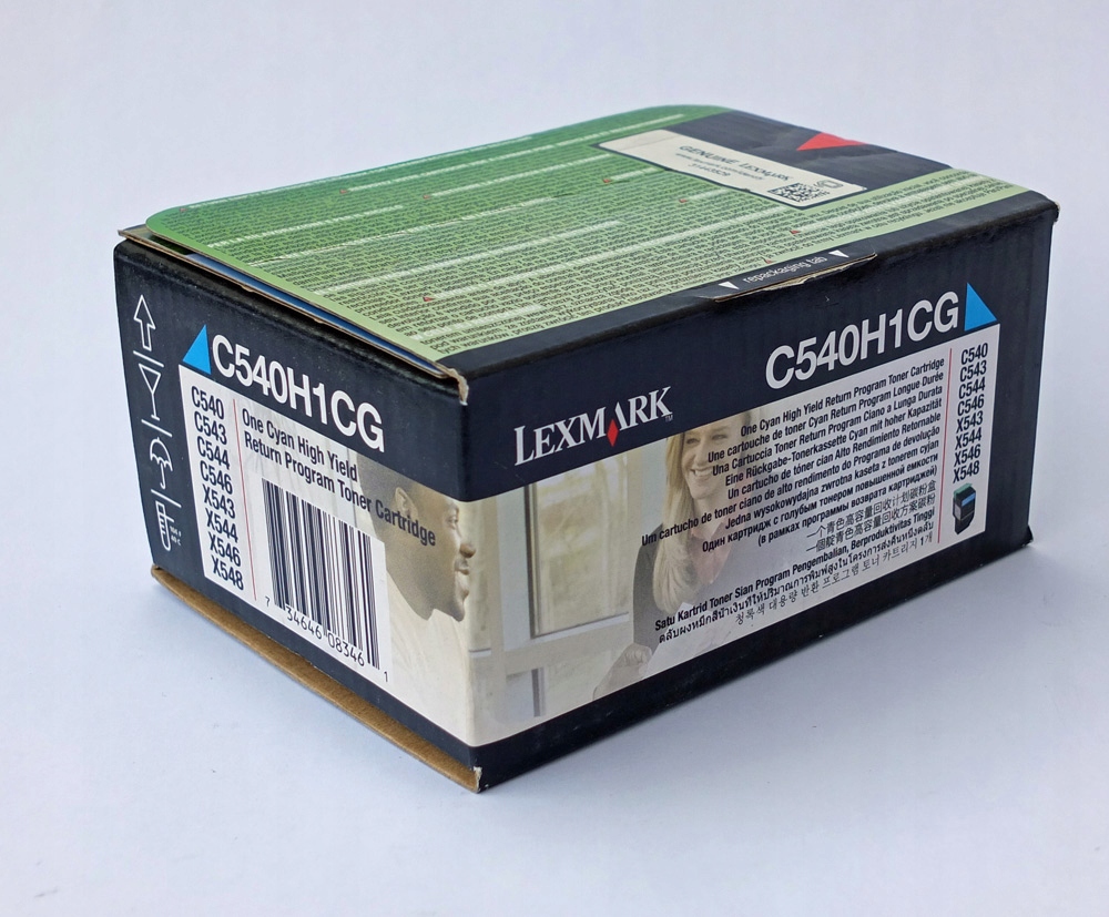 Oryginalny niebieski toner Lexmark C540H1CG cyan do C540 C543 X543 X548