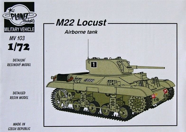 Planet Models MV103 1/72 M22 Locuts Airborne Tank