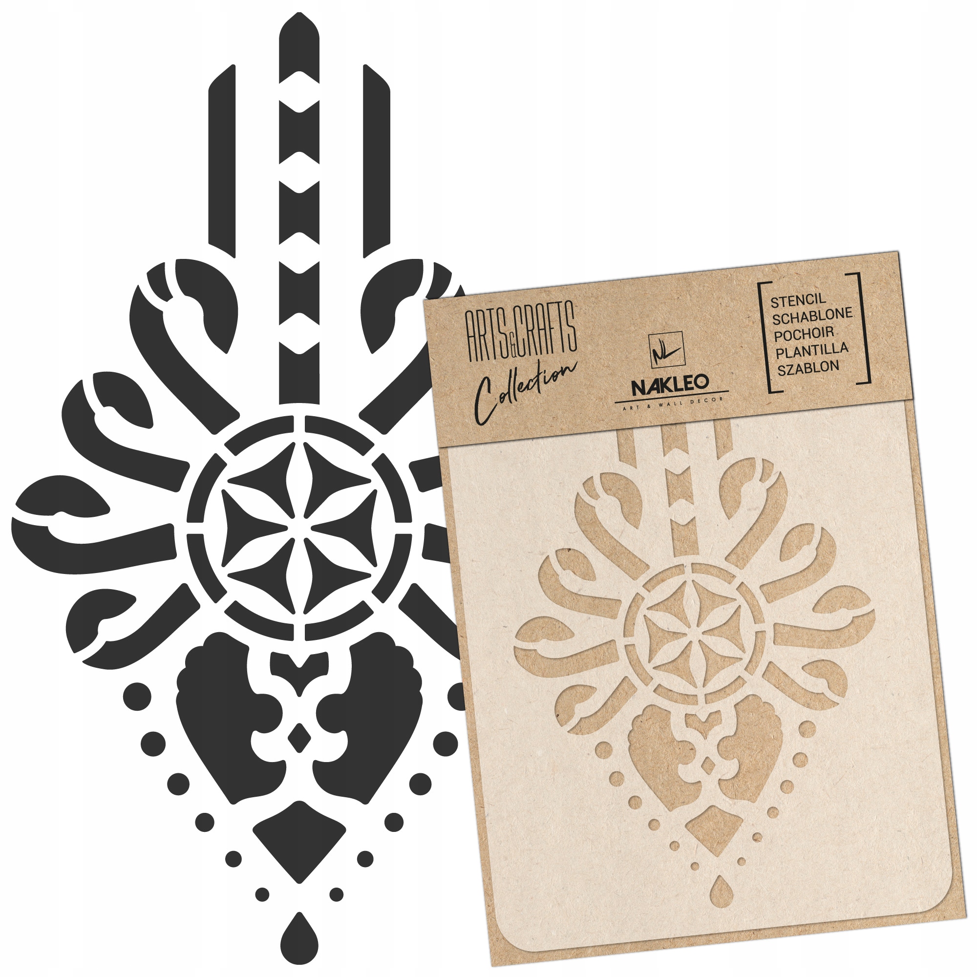 Szablon Scrapbooking Diy /A5/ Ornament Góralski #1