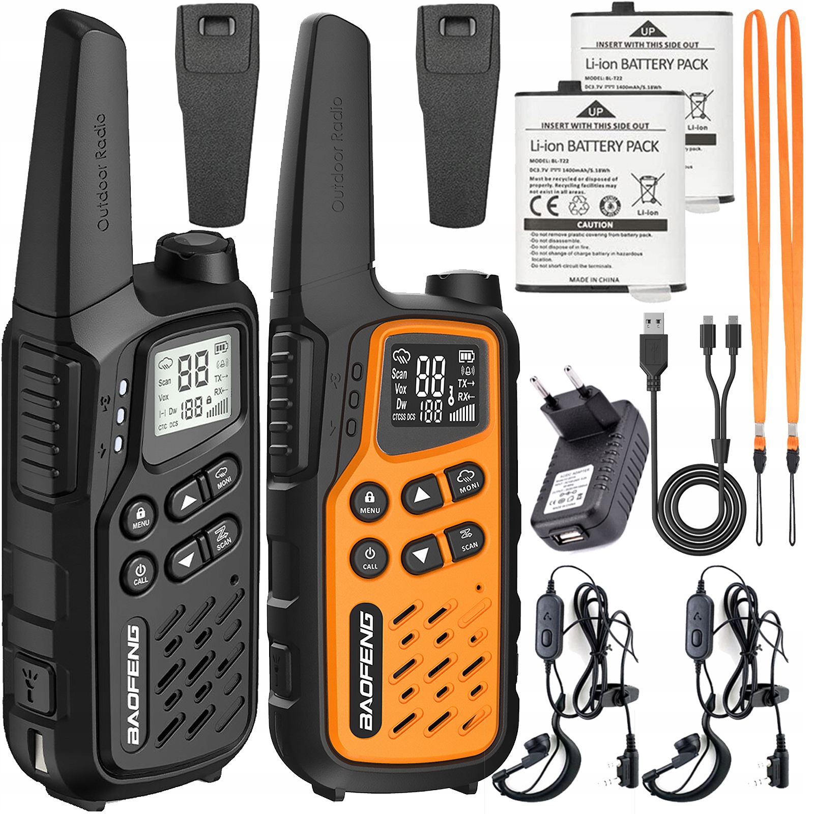 BAOFENG BF-25E KRÓTKOFALÓWKA DUŻY ZASIĘG PODKANAŁY