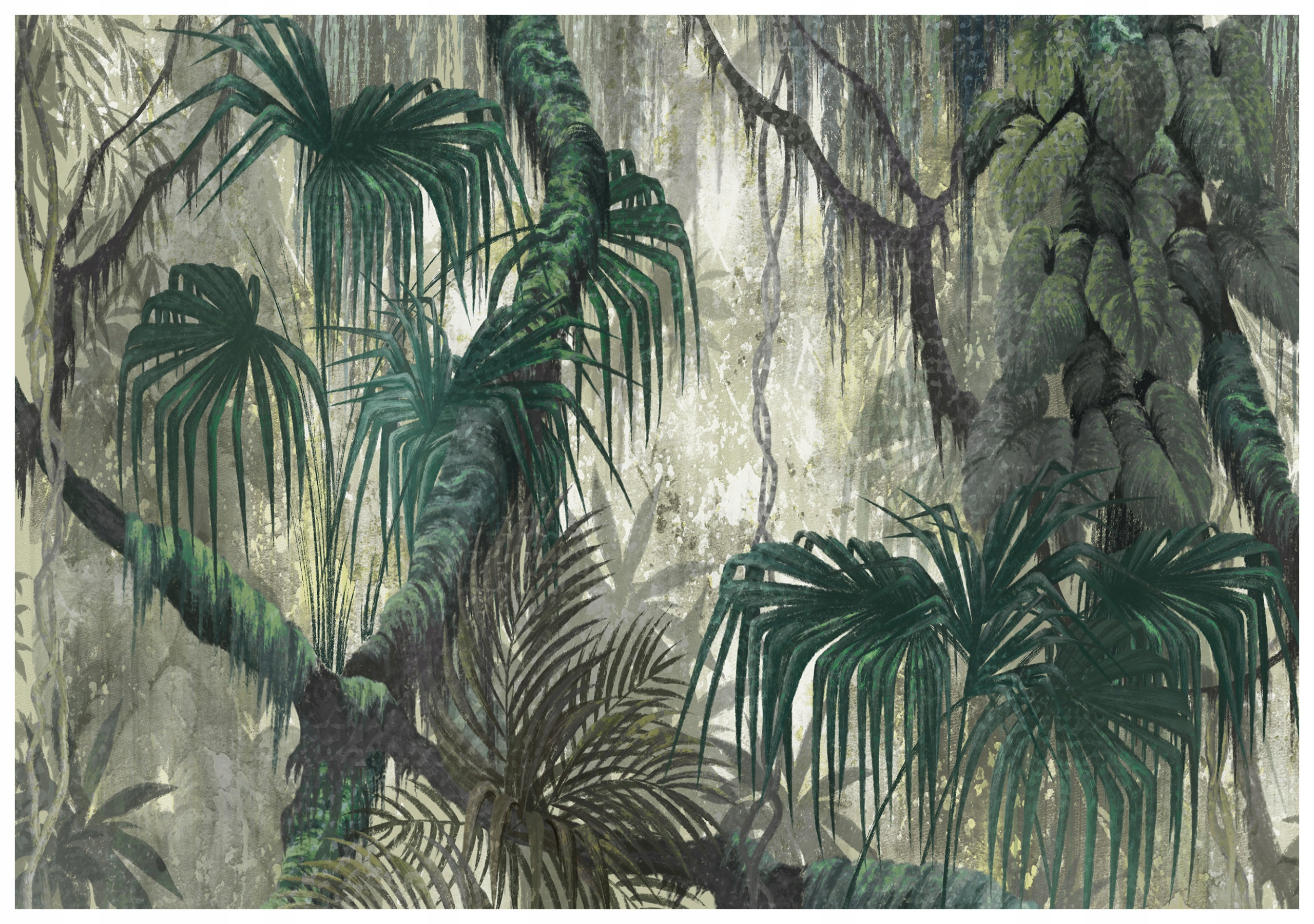 Fototapeta Džungle exotická zeleň palma klid přírody 416x254 lepidlo