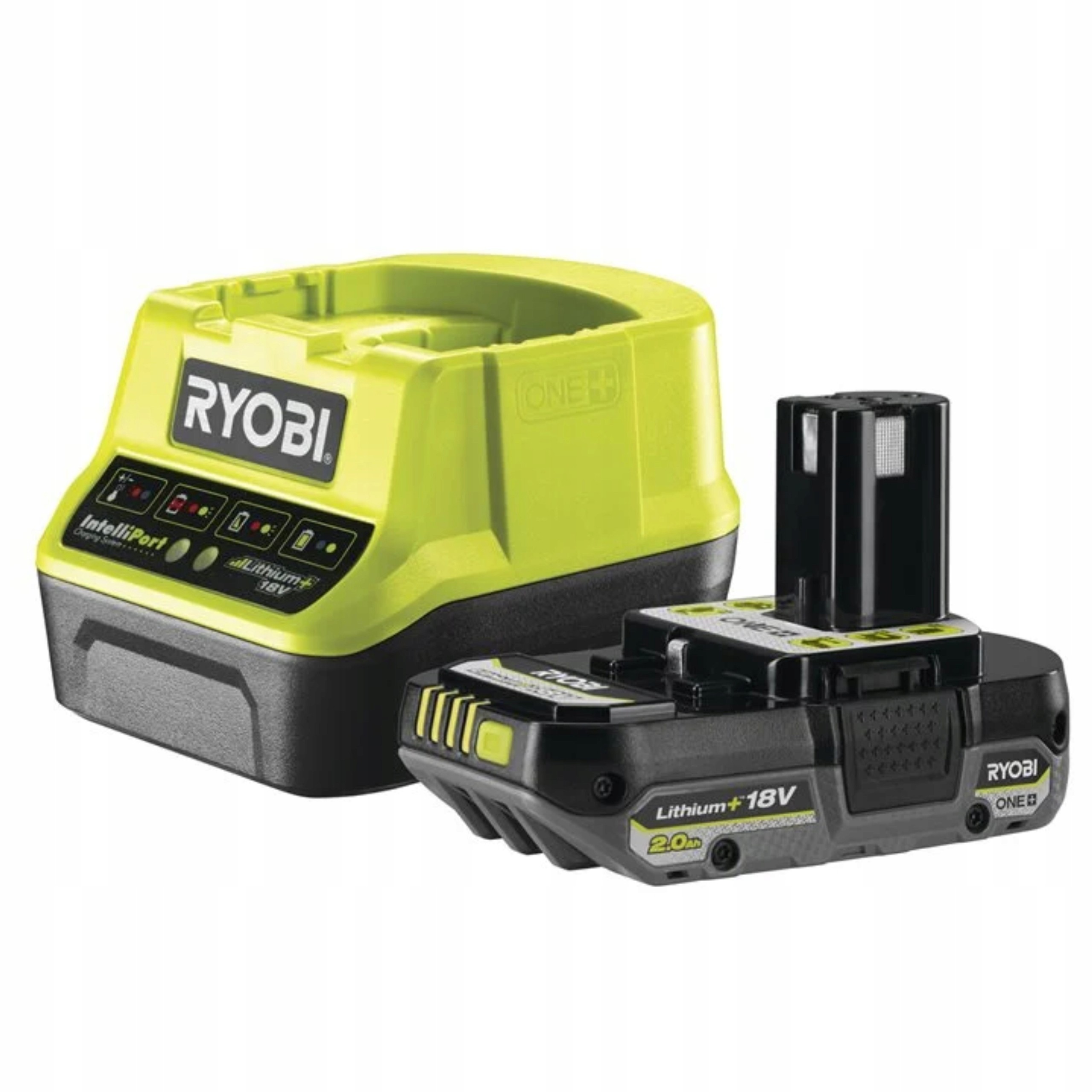 Ryobi Sada akumulátoru 18V One+ (2.0 Ah) s nabíječkou 2A RC18120-120C