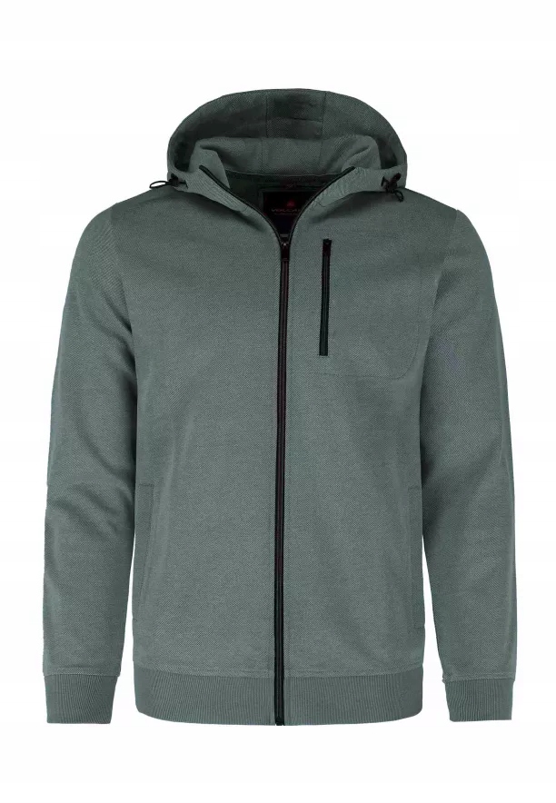 Mikina s kapucí rozepínací modrá Volcano B-bogy L