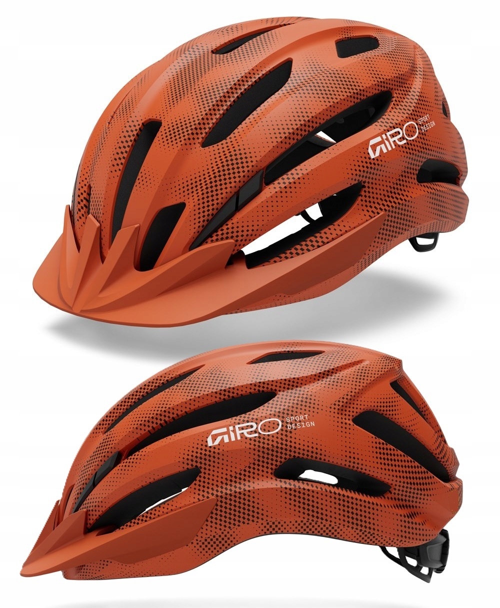 Kask rowerowy Giro Register II junior matte motion orange Uni 50-57