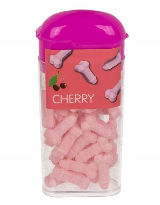 

Pudrowe Śmieszne Cukierki Peniski Wiśniowe Candy