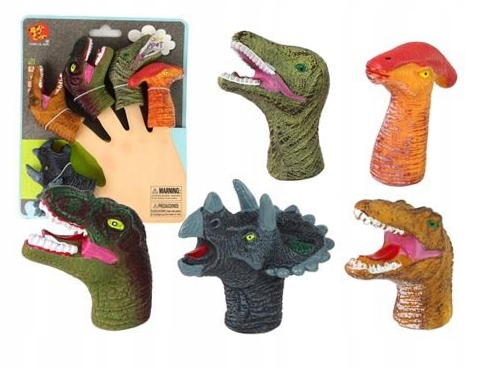 Pacynki na palce Dinozaury 5 szt