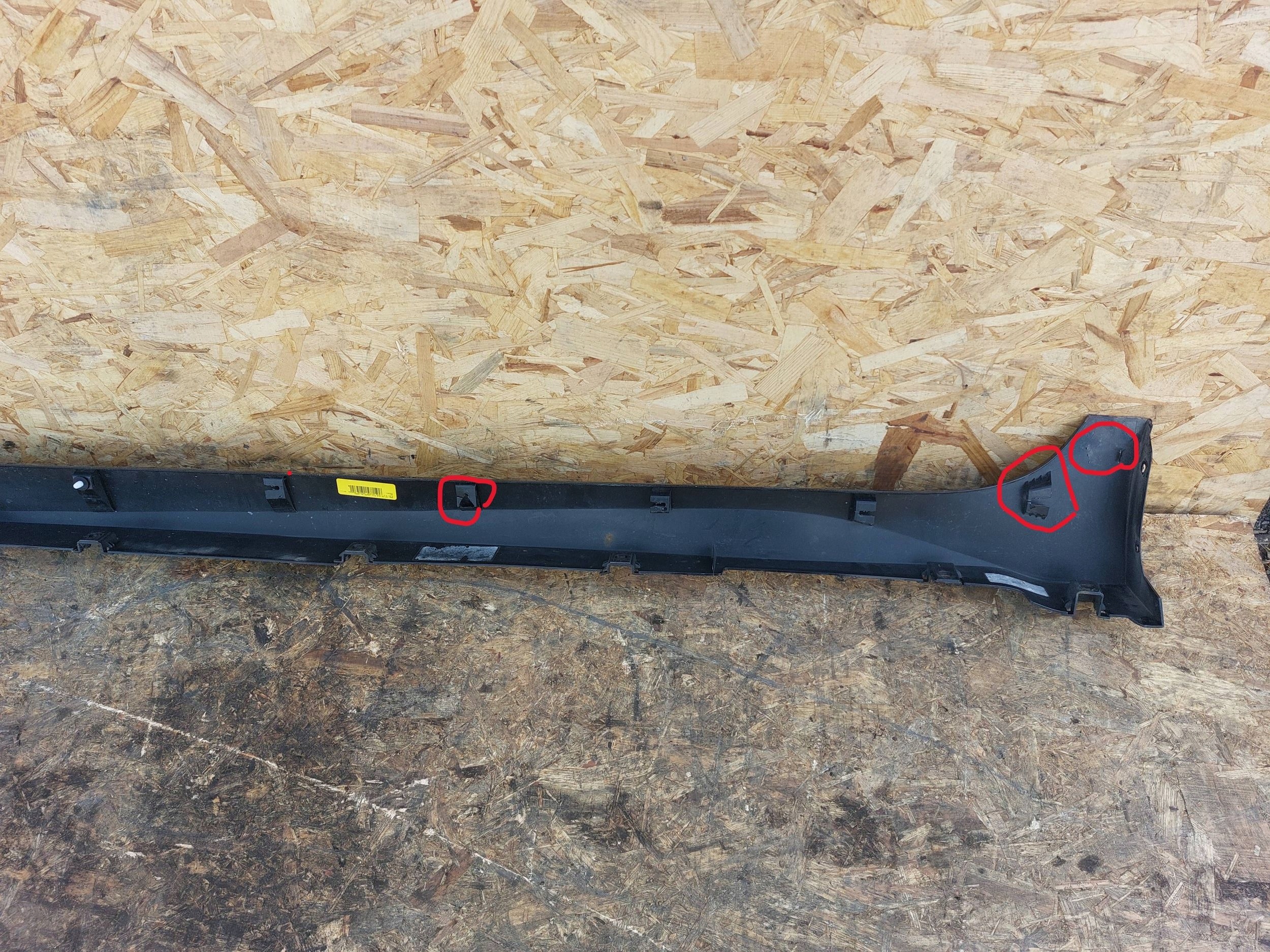 moulding threshold right NISSAN LEAF II ZE1 17- 76852-5SA0A-6
