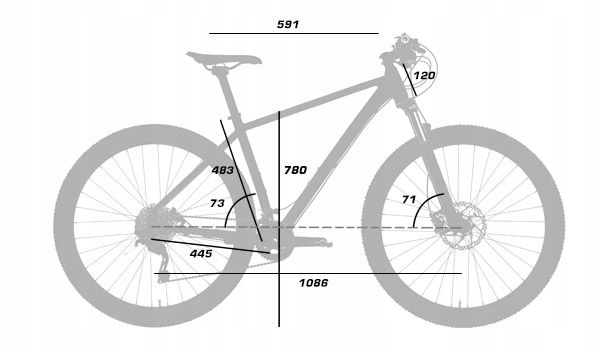 UNIBIKE FLASH EQ GTS CZARNO-GRAFITOWY 2023 RAMA 19 Marka Unibike