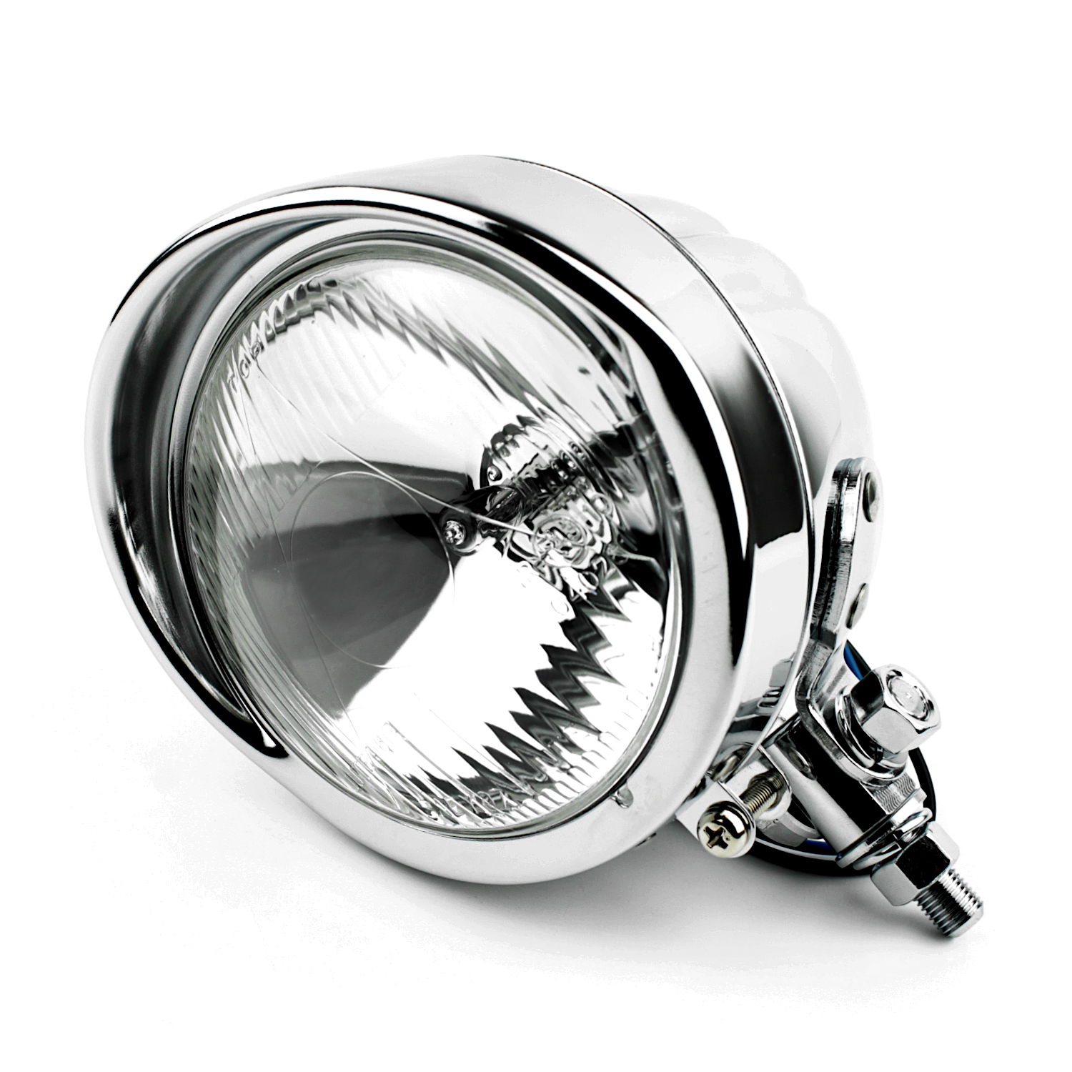 

Lampa Przednia Z Daszkiem 12V Homologacja Chrom
