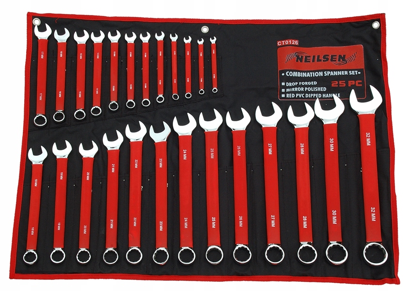 

Zestaw Kluczy Płasko Oczkowych 6-32 MM Z Ciepłą