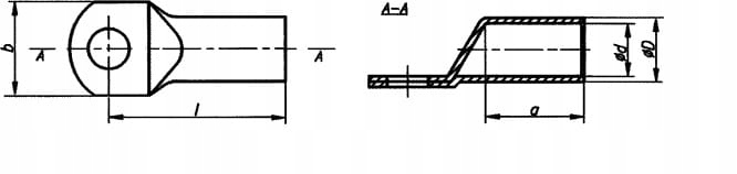 KKM-M6P16 Kabeloczko miedziane M6 zaciskane na kabel 5.5mm Kod producenta 1KKM-M6P16