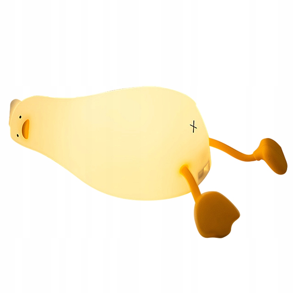 Lying Flat Duck Night Light Cute LED Lamp Silicone