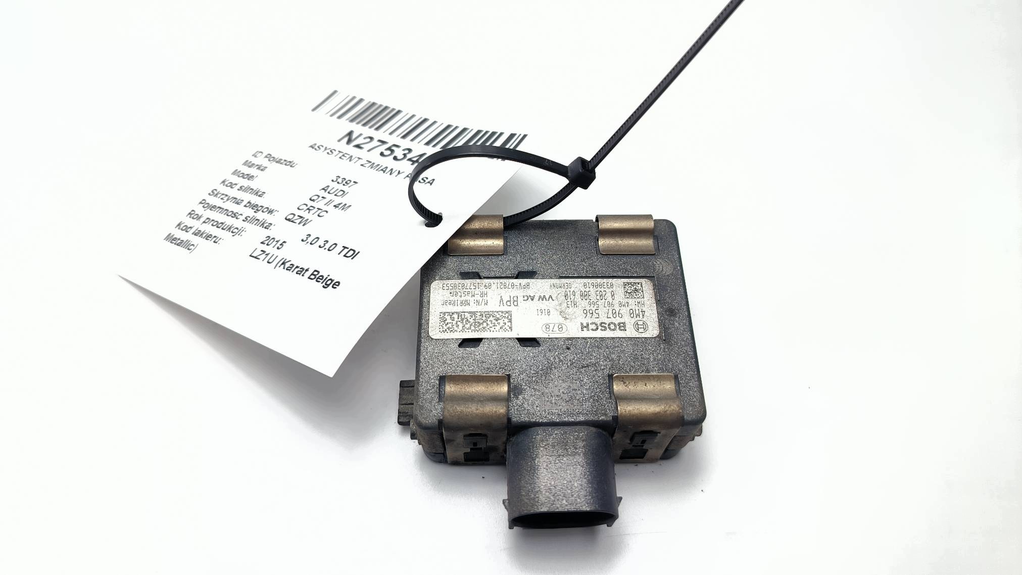 ASYSTENT changes supports 4M0907566 AUDI Q7 II 4M