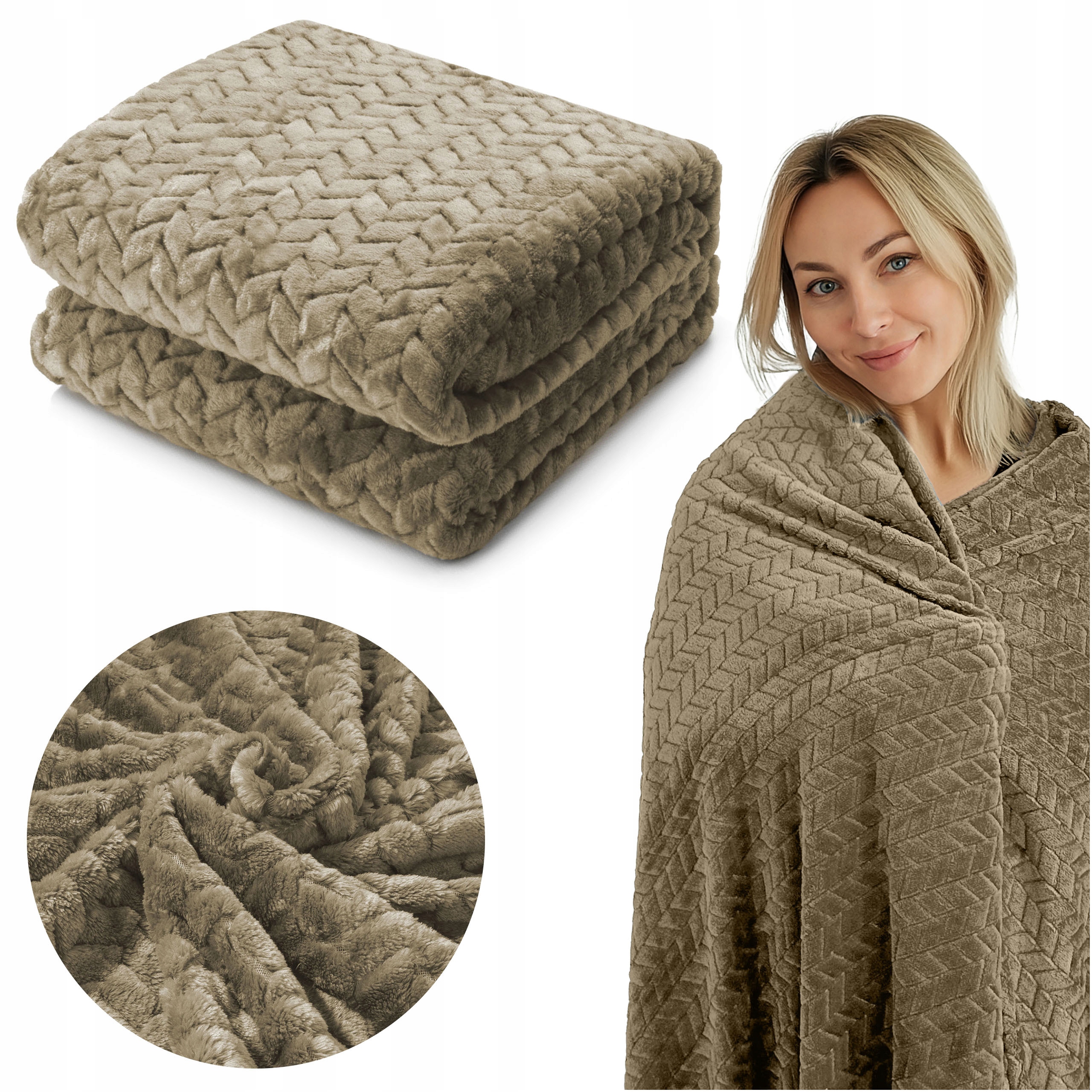 Deka na postel 200x220 Tlustá, extrudovaná z Mikrovlákna Měkká, teplá