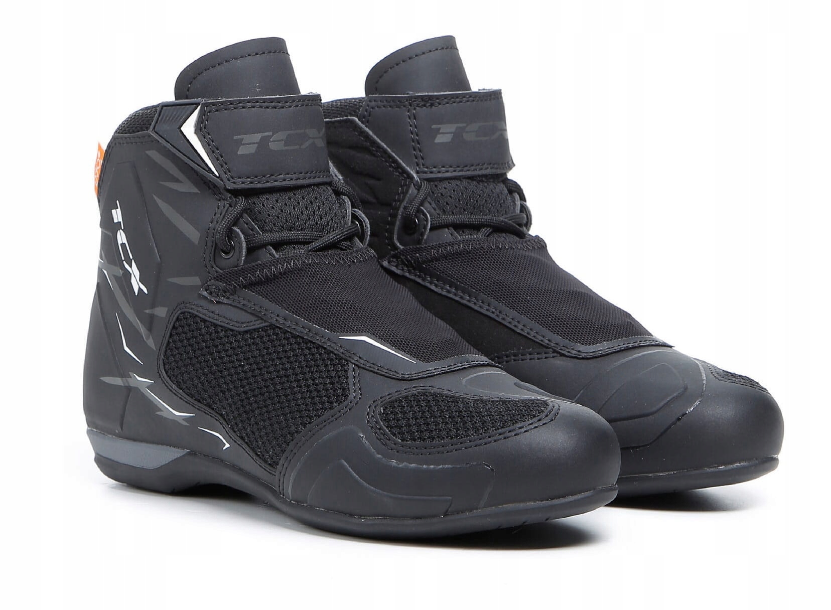 Tcv RO4D Air Black Grey Mestské Motocyklové Topánky Krátke Čierne Sivé