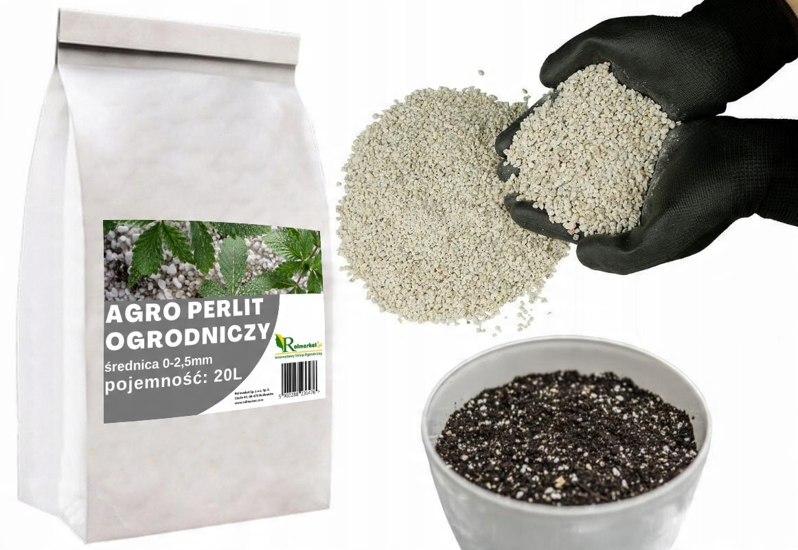 

Agro perlit ogrodniczy Przyspieszacz Wzrostu 20 L