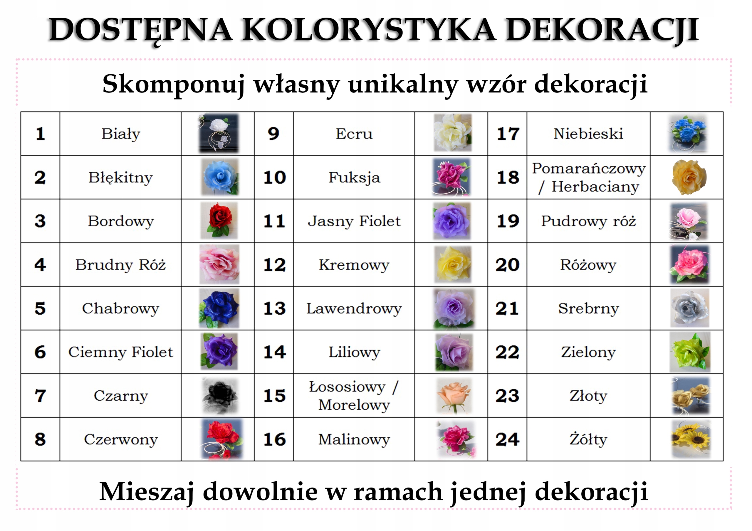 Dekoracja samochodu na ślub ozdoby na samochód Cechy dodatkowe brak