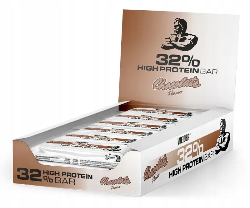 Weider 32% High Protein Bar Proteinová Tyčinka Chocolate 12x60g