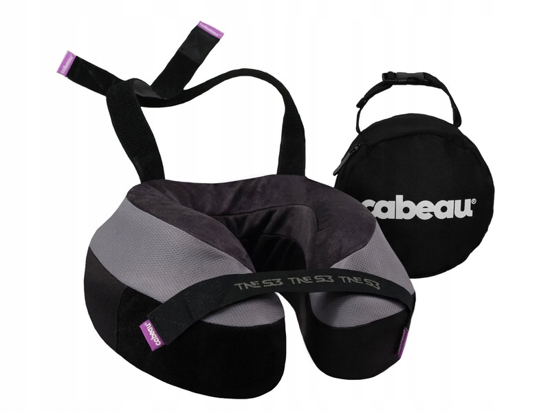 Poduszka podróżna Cabeau TNE-S3 Berlin Czarno-szary