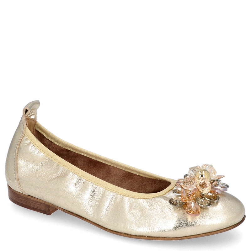 Baleríny s ozdobou Tymoteo L1041 Zlaté 36