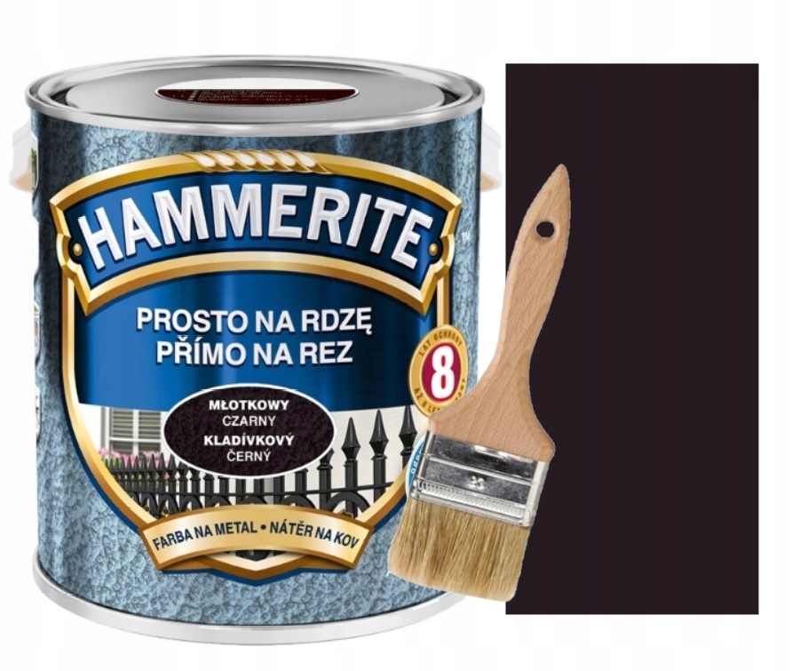 

Hammerite Prosto Na Rdze Młotkowy Czarny 2,5L Pe