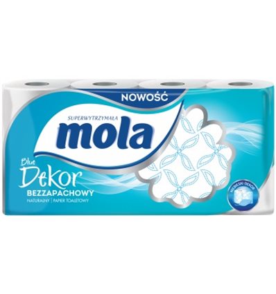 

Mola Papier Toaletowy Blue Dekor 8 rolek