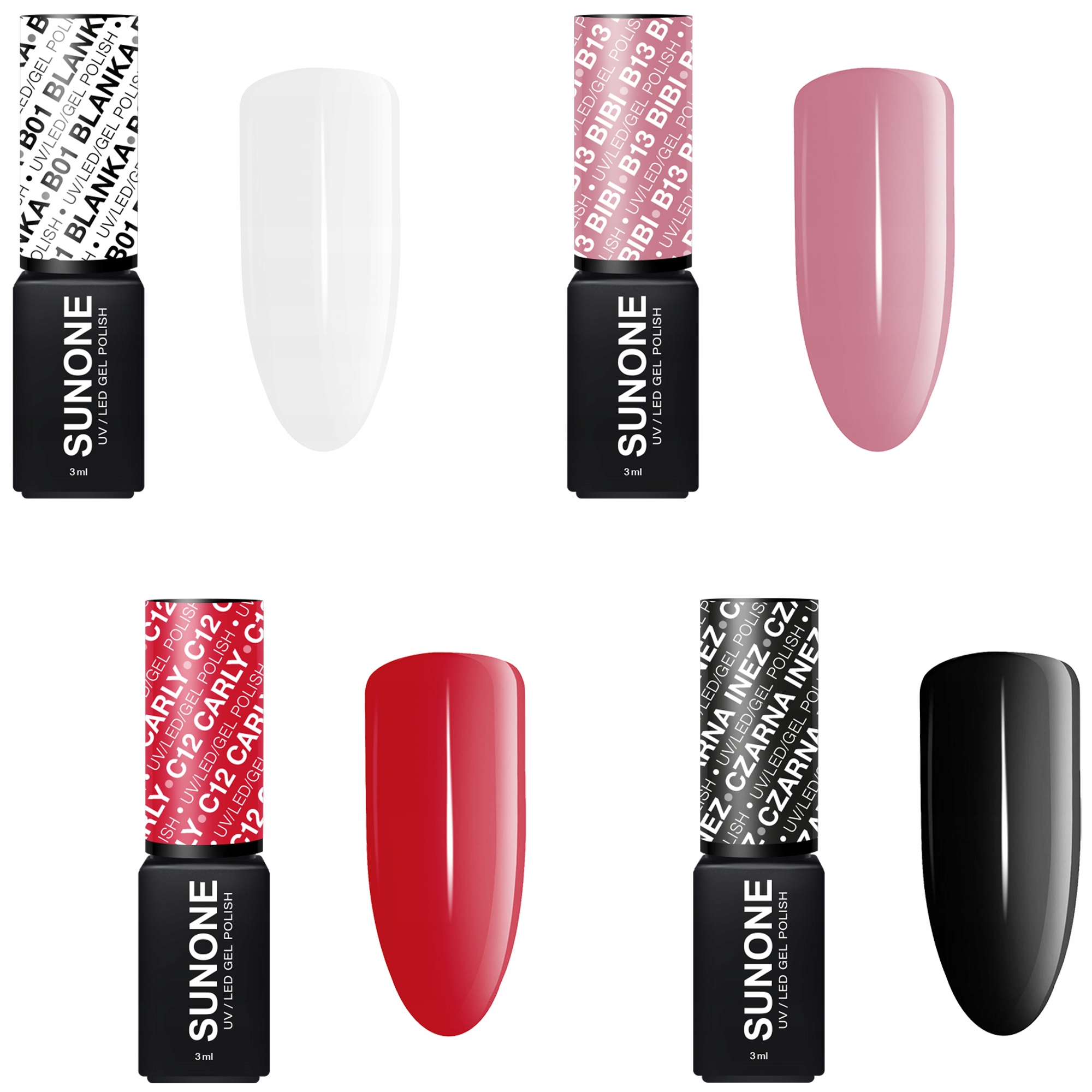 

4x Sunone Lakier Hybrydowy 3g