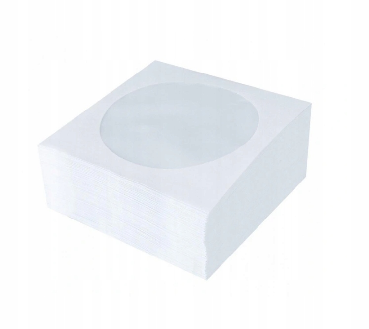 Obálky na CD s okénkem 127 x 127 1000 ks