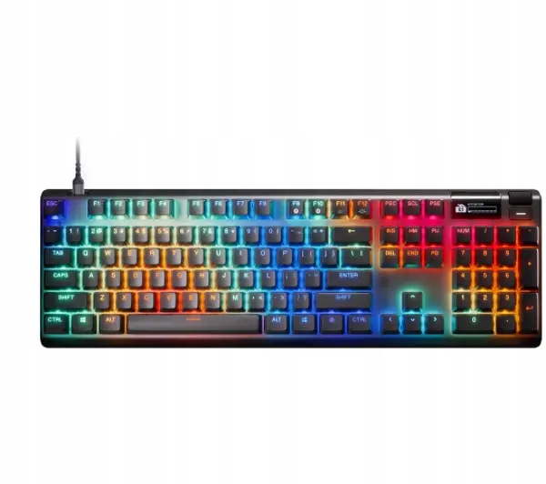 Klawiatura mechaniczna SteelSeries Apex Pro Us OmniPoint 3.0 Czarna